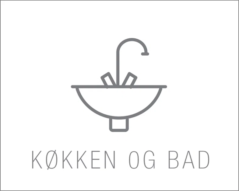 Køkken og bad
